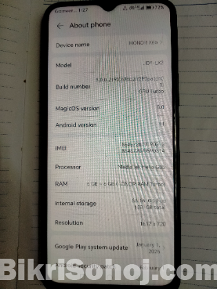 Honor x6b